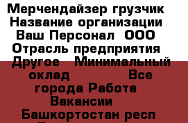 Мерчендайзер-грузчик › Название организации ­ Ваш Персонал, ООО › Отрасль предприятия ­ Другое › Минимальный оклад ­ 40 000 - Все города Работа » Вакансии   . Башкортостан респ.,Баймакский р-н